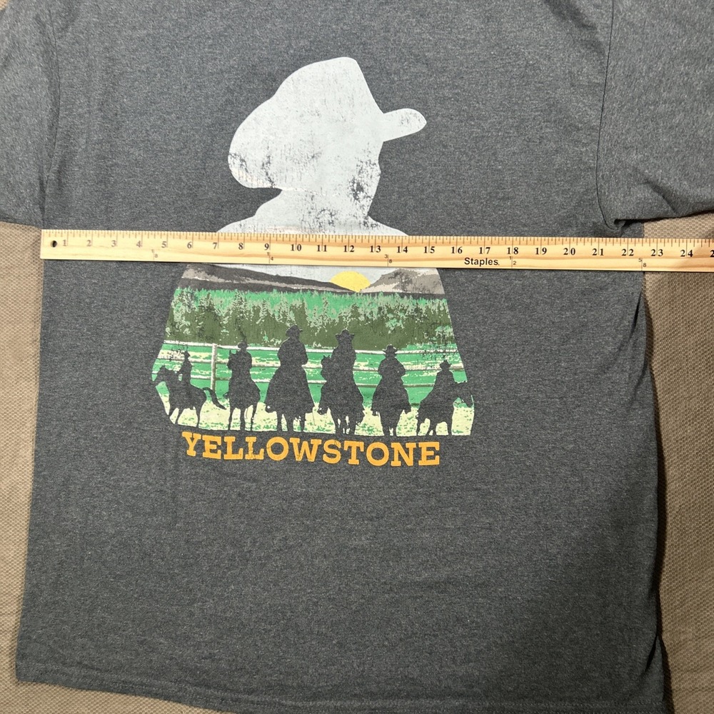 Yellowstone T Shirt Silhouette Size XL Gray - Picture 5 of 5